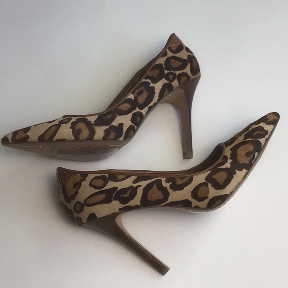 Sam Edelman Leopard Print High Heels - Picture 5 of 13